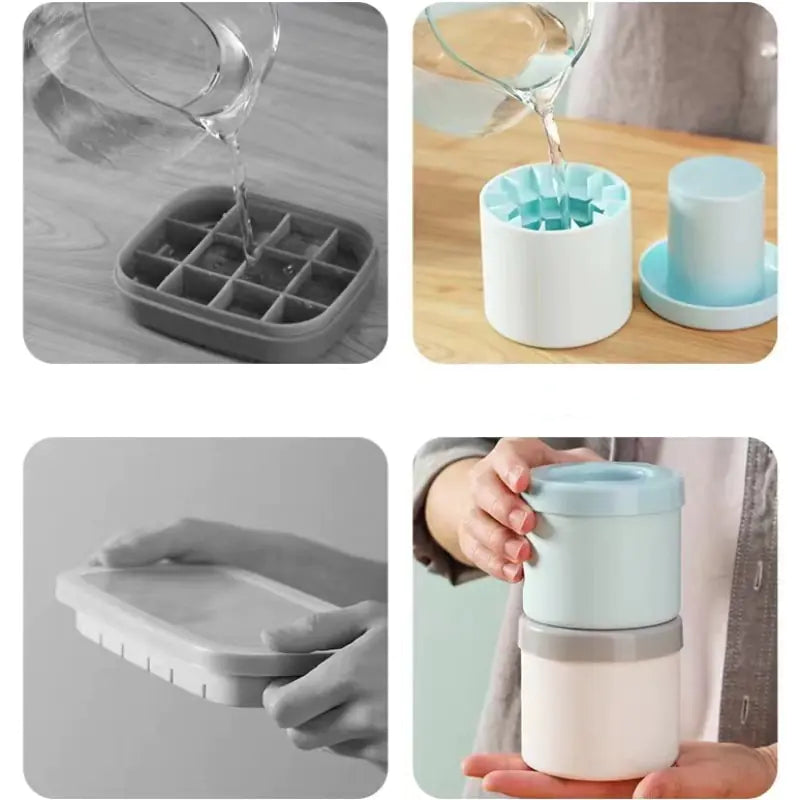 Creative Silicone Ice Bucket Maker